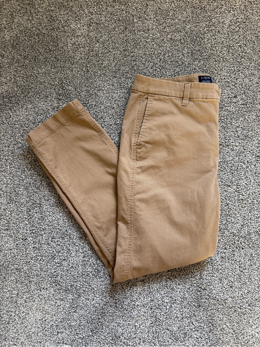 J. Crew high rise Tan Chino Pants 8